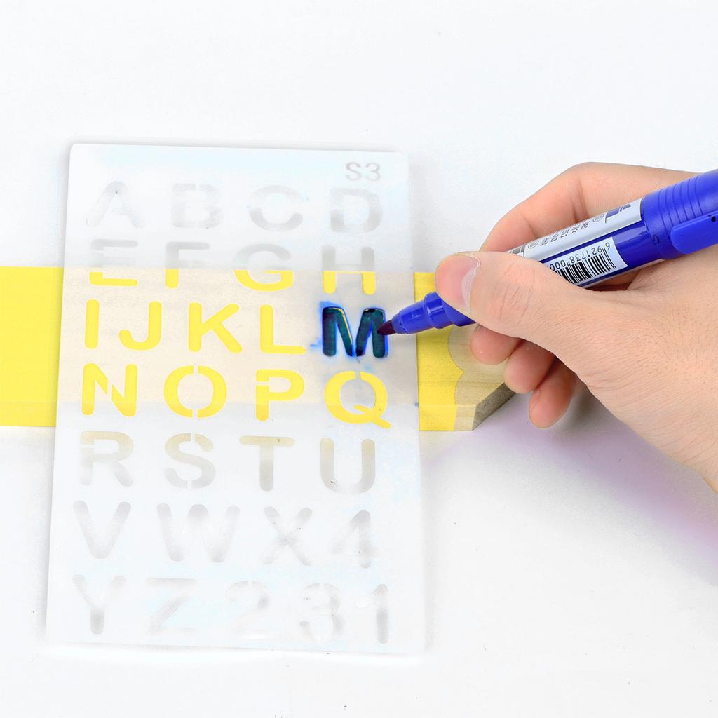 4 Pcs Personalized Pencil Teacher Name Plates And 2 Pieces Marker English Templa