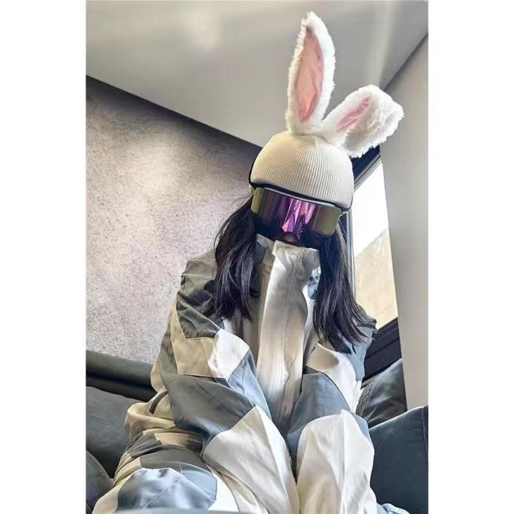 Pokrowiec na kask narciarski Czapka Urocze Kreskówkowe Uszy Kota Dziecko Ten Sam Pojedyncza i Podwójna Deska Pokrowiec na Kask Bateryjny Unisex