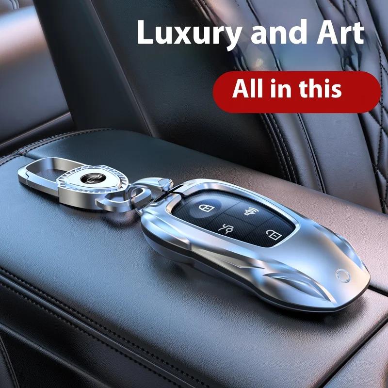 For Beijing Bj30 Bj40 Bj60 Bj80 X7 Key Set High End Car Key Pack Thunder Metal Shell Buckle Package Suitable