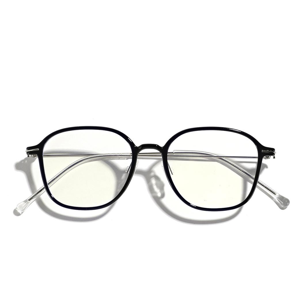 Brillen Großzügiger Rahmen Brillen Herren Halmetall Einfache Flache Brillen Damen