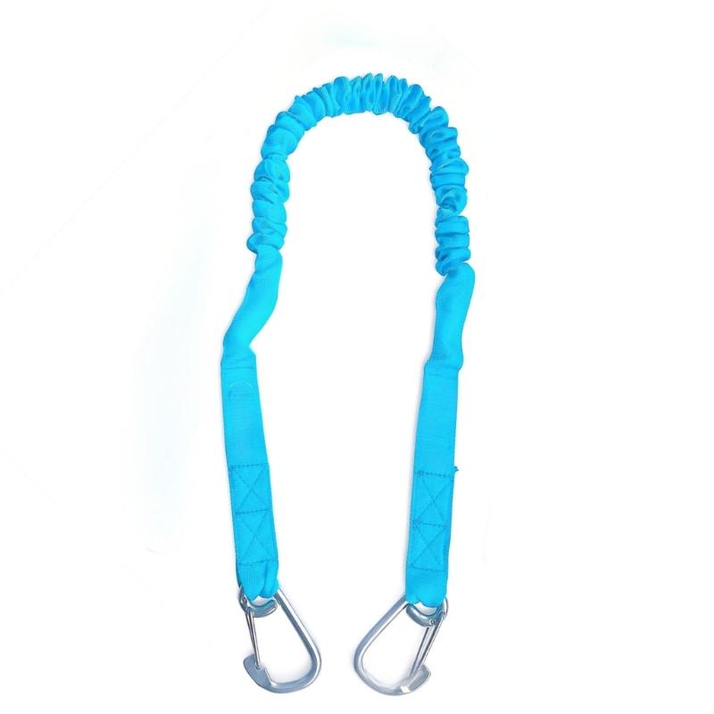 Boats Bungees Dock Line, Elastic Boats Bungees Mooring Line, Two Clip End and Protective Outer Sleeve for Water Sports Gear