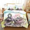 Assault Lily Bouquet Bedding Set Single Twin Printed Bed Set With Pillowcase Bed Duvet Cover Single Double Queen Super King Size
