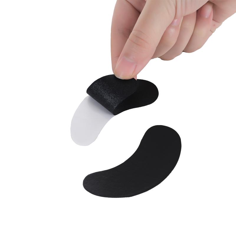 50 Pairs Isolate Uv Hydrogel Eyelash Patches Black Lash Gel Pads For Eyelash Extension Uv Rays Paper Stickers Wraps Makeup Tools