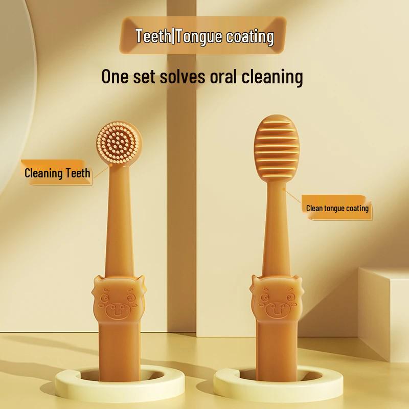 Newcomer Pet Toothbrush & Toothpaste for Cats & Small Dogs - Tartar and Bad Breath Remover