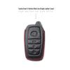 Leather Car Key Cover for 2017 Toyota Models: Corolla, Camry, Crown, Levin, Reiz, RAV4, Highlander