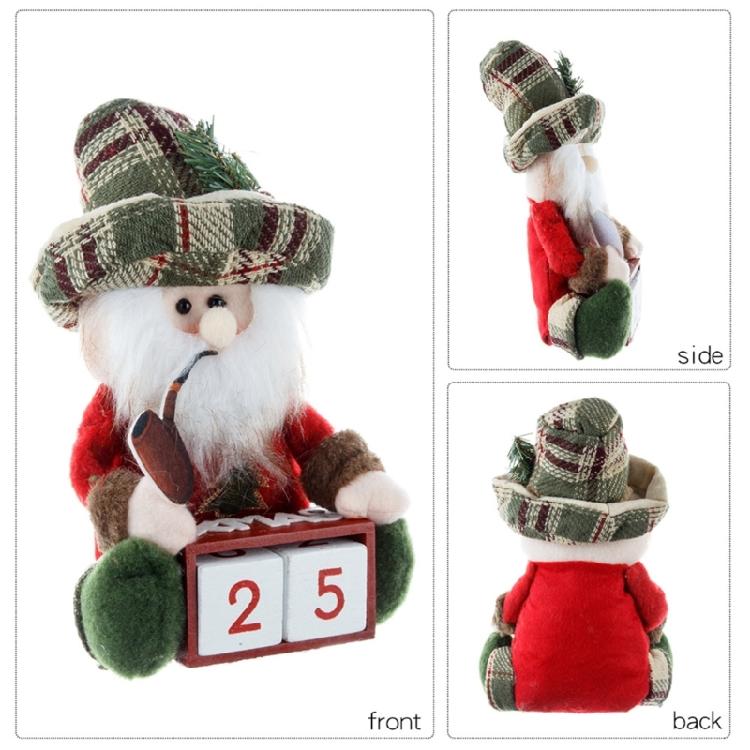 Enchanting Gnomes Advents Calendar Elegant Christmas Gnomes Countdowns Calendar Ornament Stable Festival Decoration