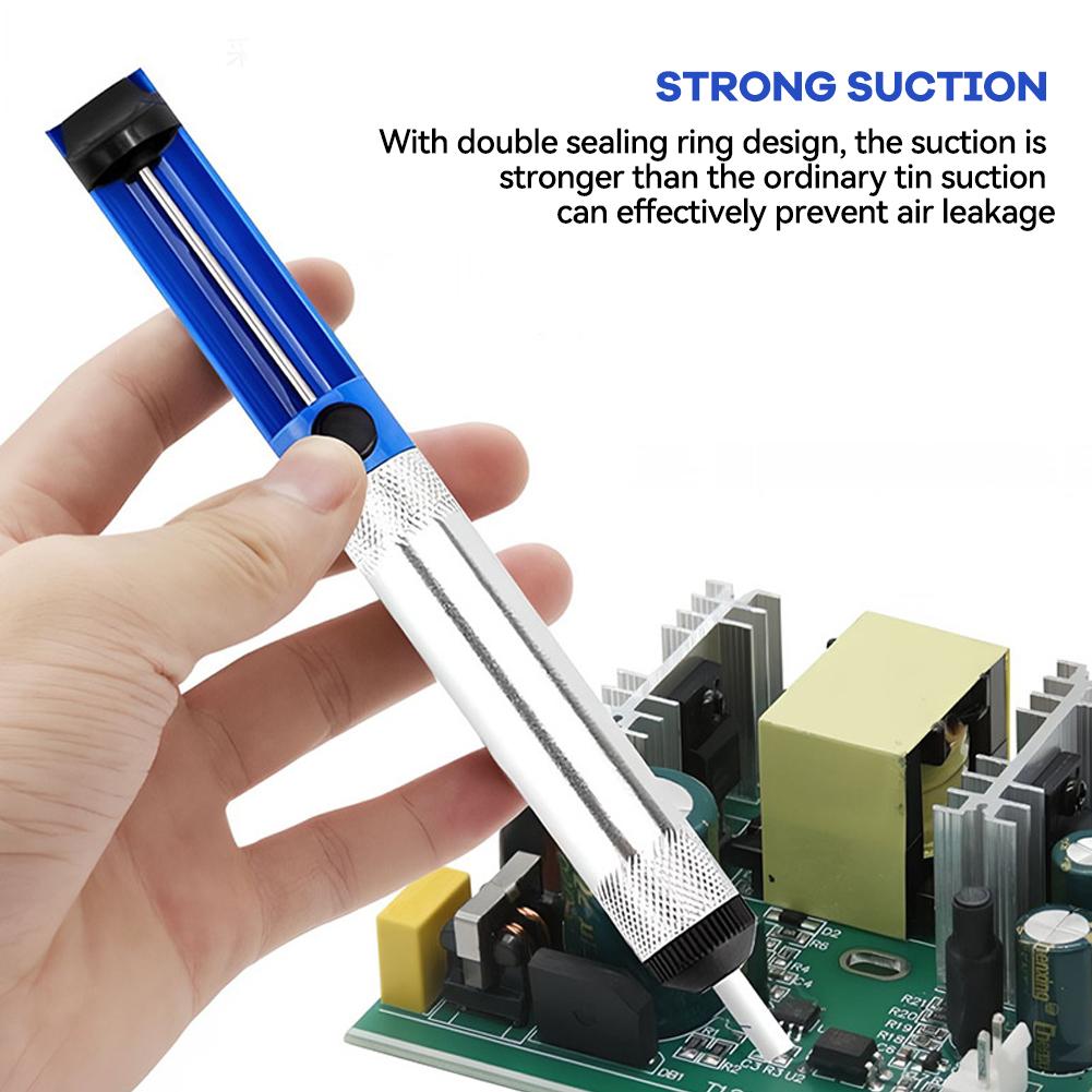 Soldering Sucker Pen Aluminum Metal Desoldering Pump Suction Tin Removal Vacuum Soldering Iron Desolder Hand Welding Tools
