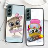 Baby Cute Owl Lover Cartoon Candy Winter Phone Case For Samsung Galaxy A12 A22 A32 A42 A52 A72 A54 A34 A24 A14 A73 A53 A33 A23 A