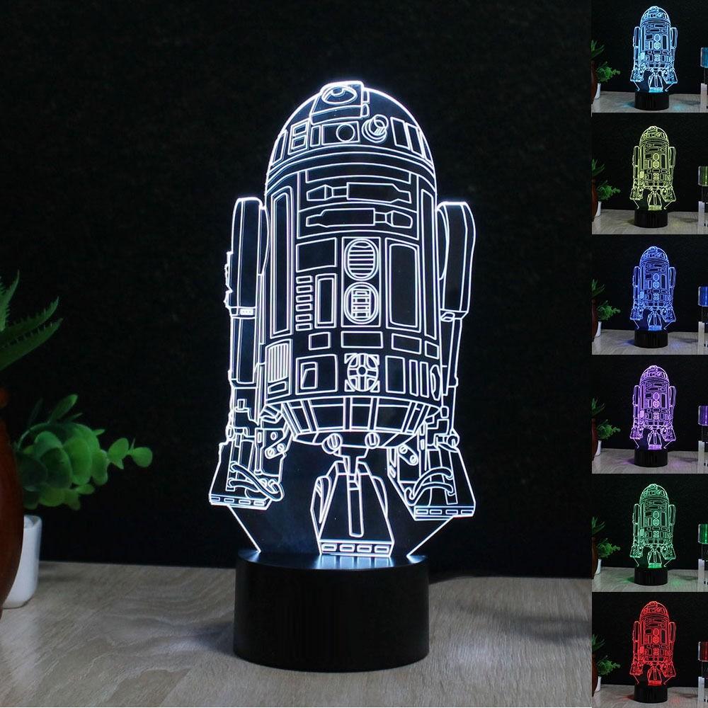3d Element Night Light Led Lamp Bedroom Decoration Creativity Gift