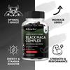 Black Maca Complex: Enhances Stamina | Improves Mood | Boosts Energy 120 Capsules