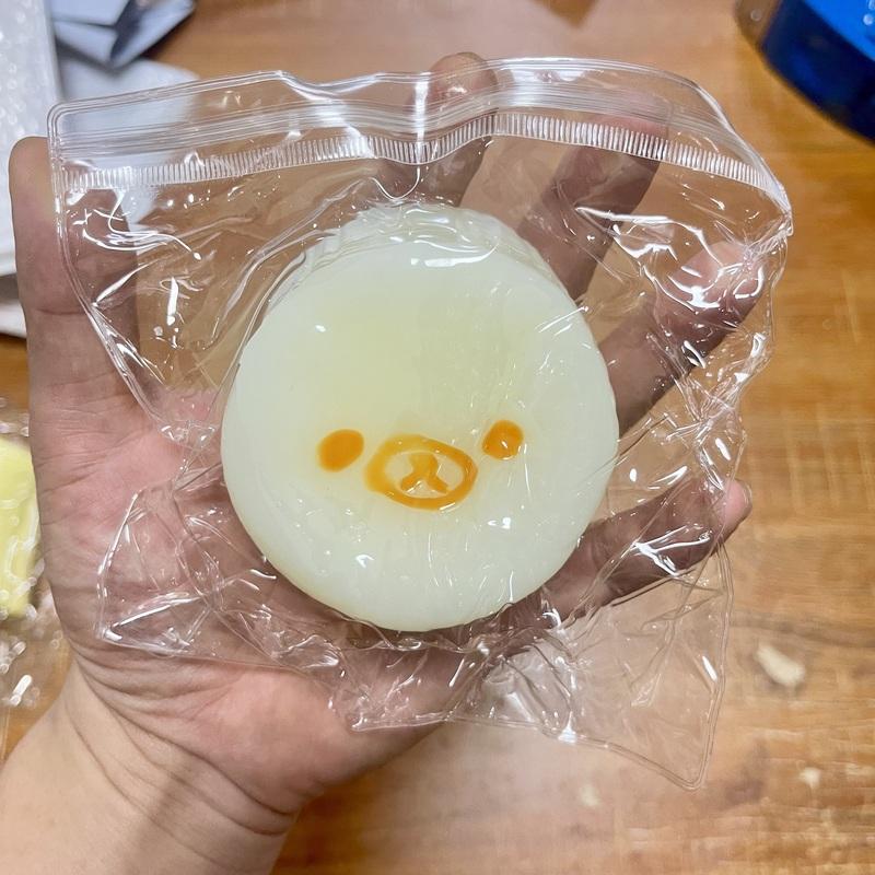 2026 1Pc Handmade Squishy with Butter Texture - Banana Bear Shaped to Relieve Stress - Food Grade Silicone