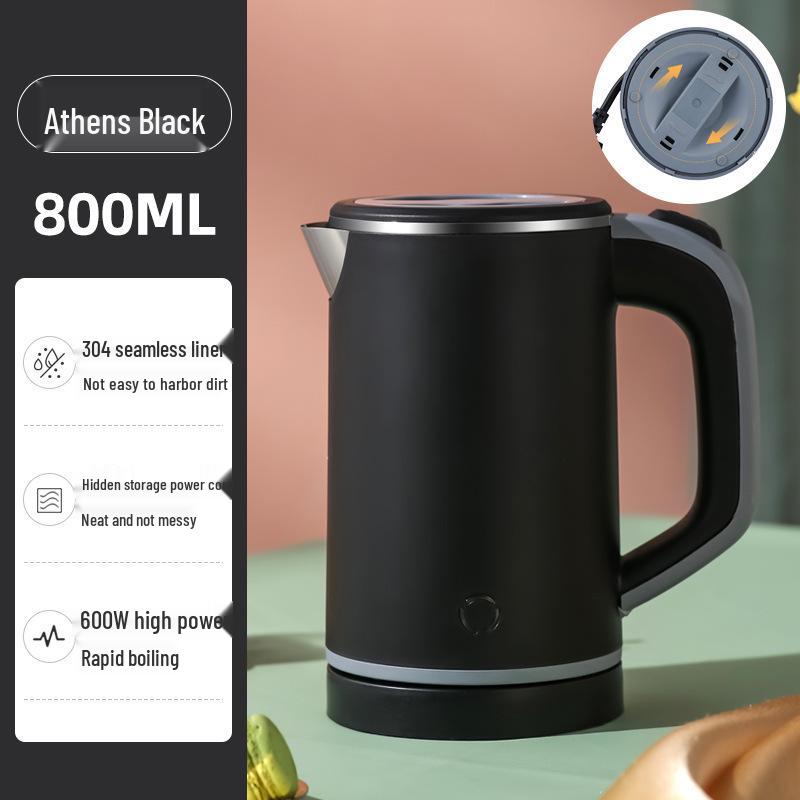 

0.8L Electric Kettle, 110V US/EU Standard, Travel-Friendly. 220V China Standard