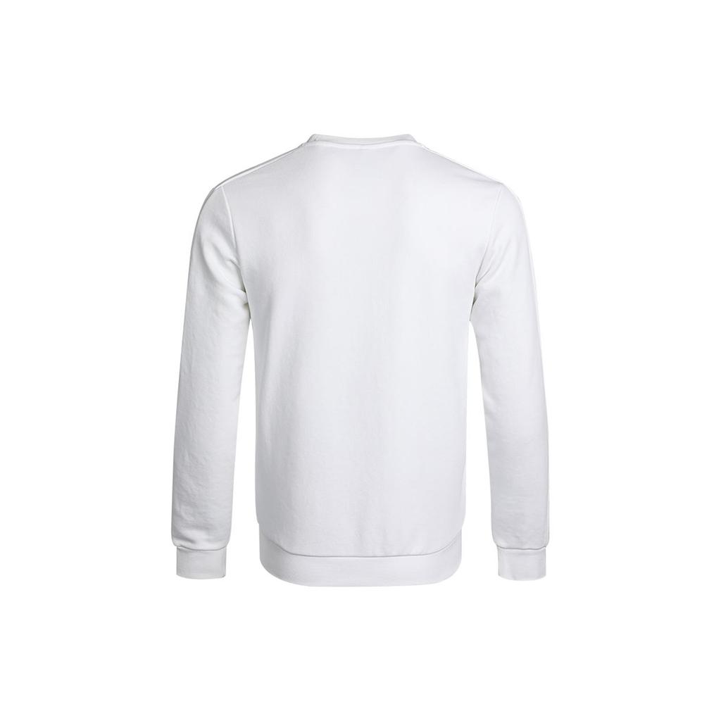 adidas Neo Men's White 3-Stripes Long Sleeve Sweatshirt H45561