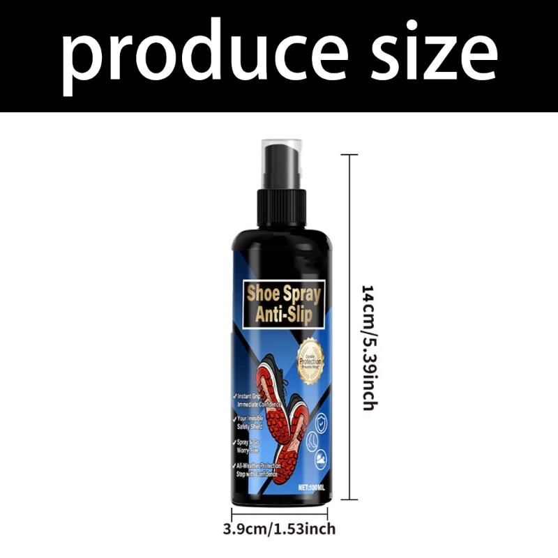 Instantly Shoe Grip Sprayer 100ml Antislip Enhancer for Various Sports Basketball Soccer Tennis and Hiking
