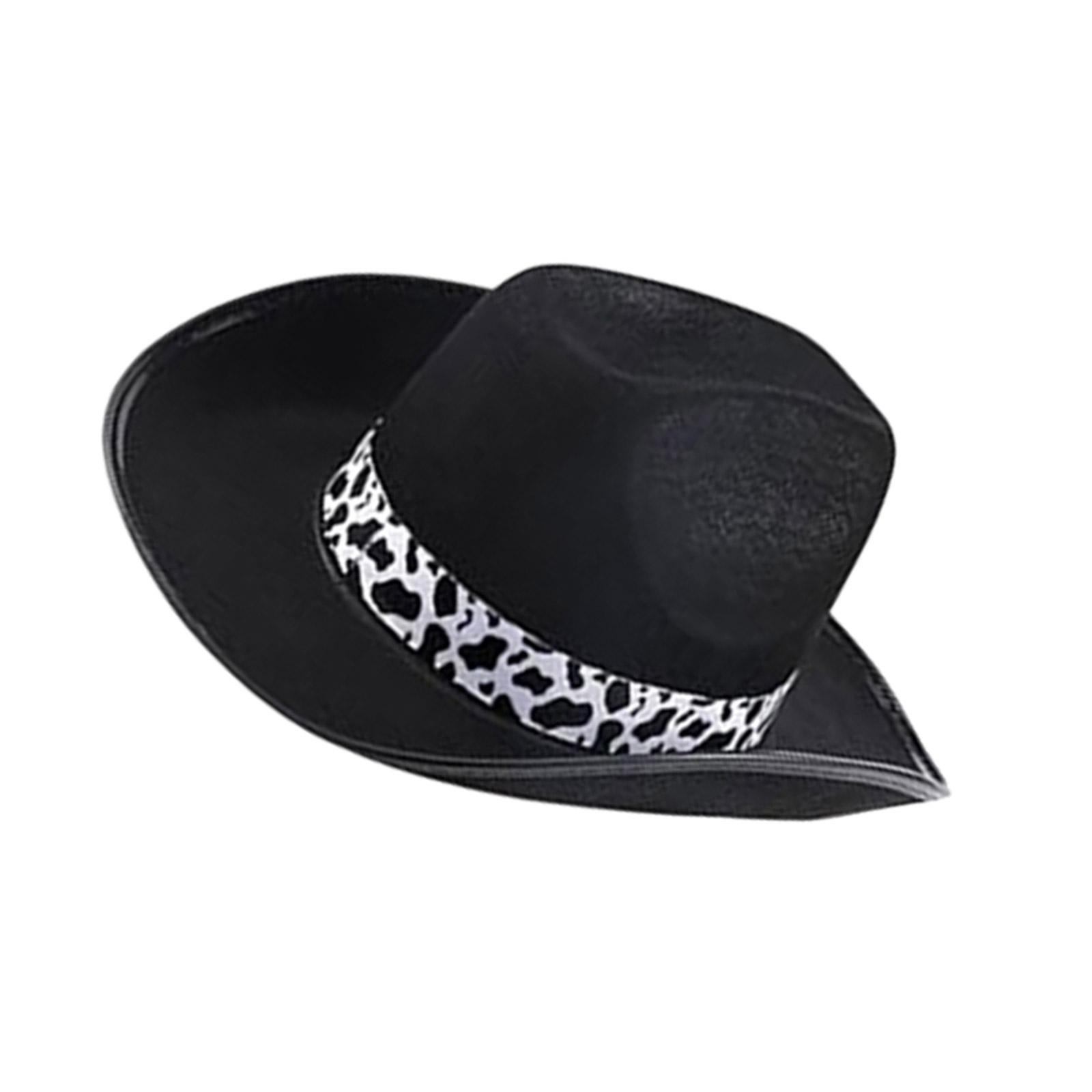 

Ковбойские шляпы Панама Шляпа в стиле Майяр Принт коровы для женщин мужчин Реквизит для фото Вестерн для мужчин женщин Унисекс Головной убор чёрный