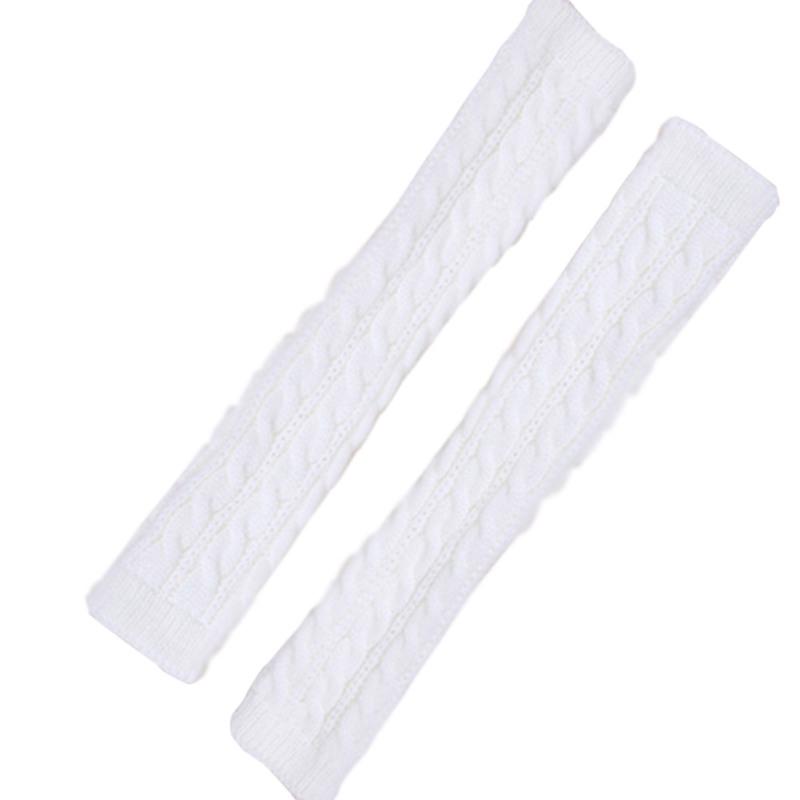 Winter Women Long Mittens Fingerless Gloves