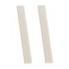2x Ivory Cattle Bone Guitar Saddle Unfinished Uncut Blank 80x3x10mm
