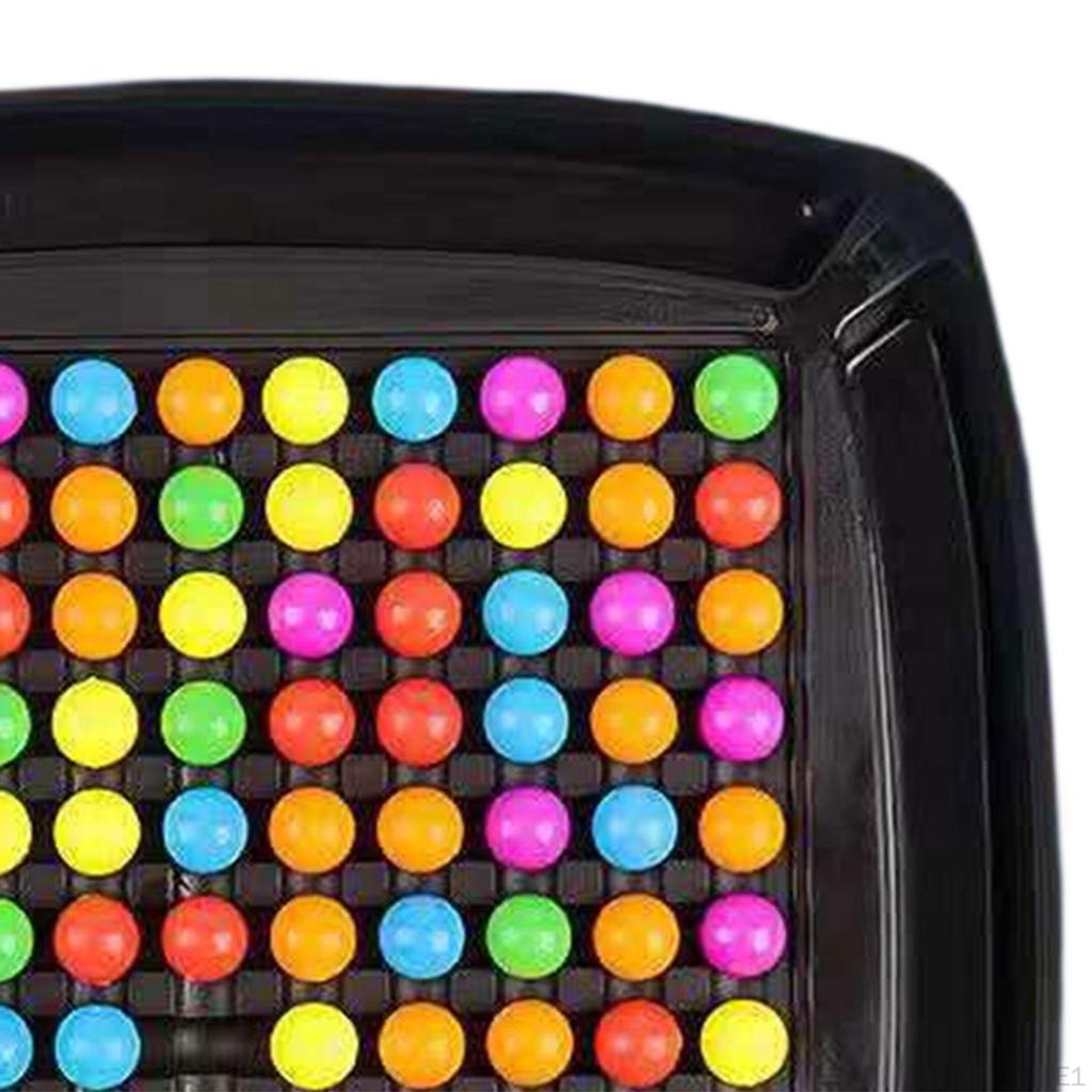 Peg Board Beads Game Creative Kid Block Puzzle for Activities Birthday