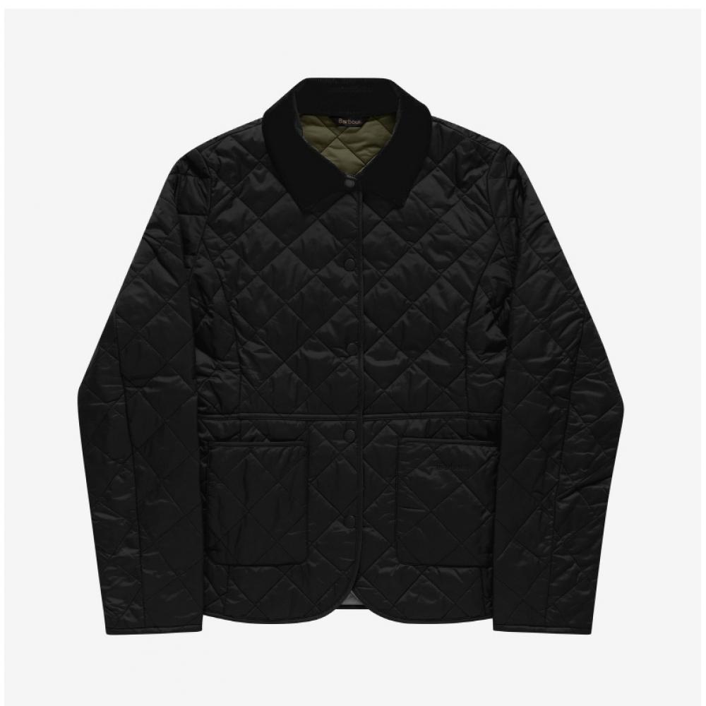 Barbour Lqu1012 Bk91 Devron Diamond Qualting Women Jacket