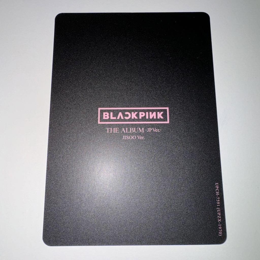 [USED] Blackpink The Album Jp JISOO Ver JISOO Trading Card