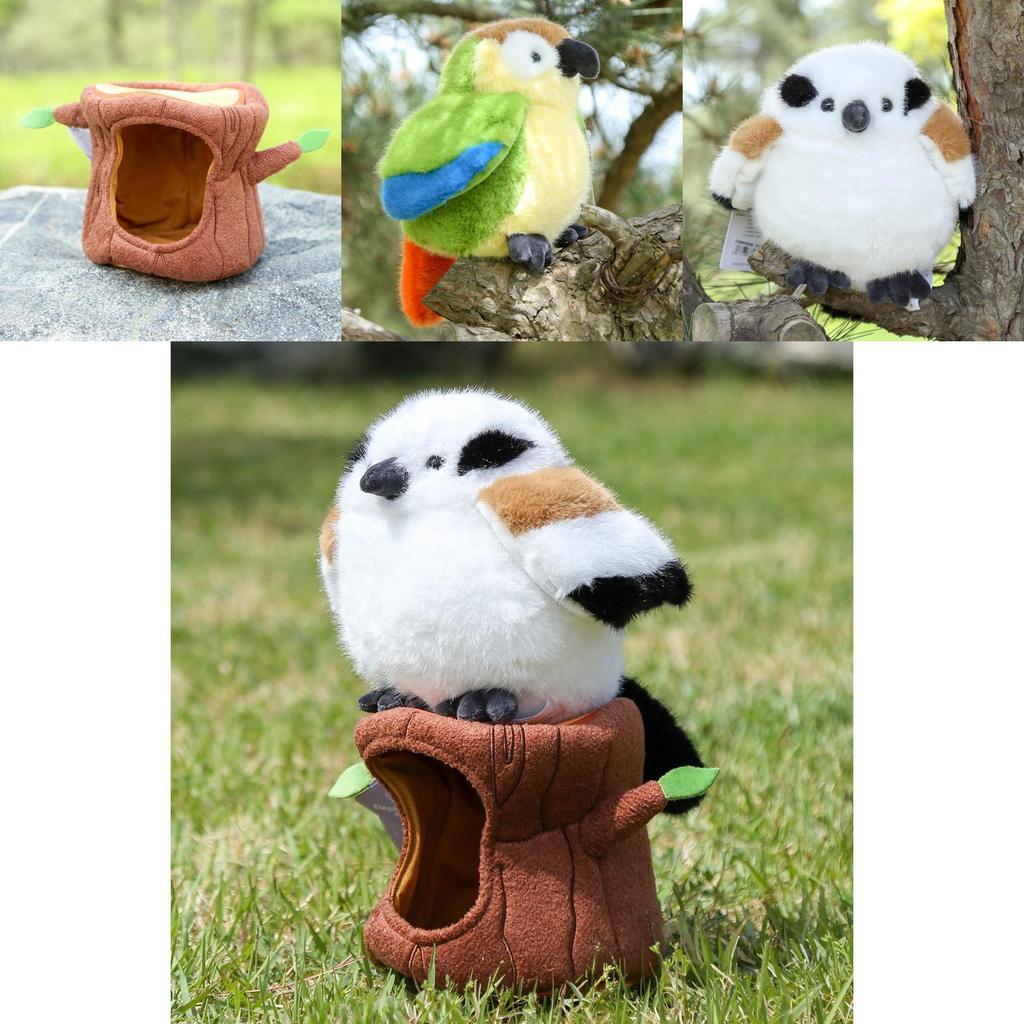Peluche d'Animal Petite Collection d'Oiseaux Avec Remplissage en Coton PP Pour Cadeau d'Enfant