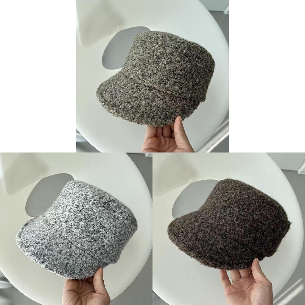 Streetwear Flat Top Wool Newsboy Hat For Fall And Winter Fashion Men Women
