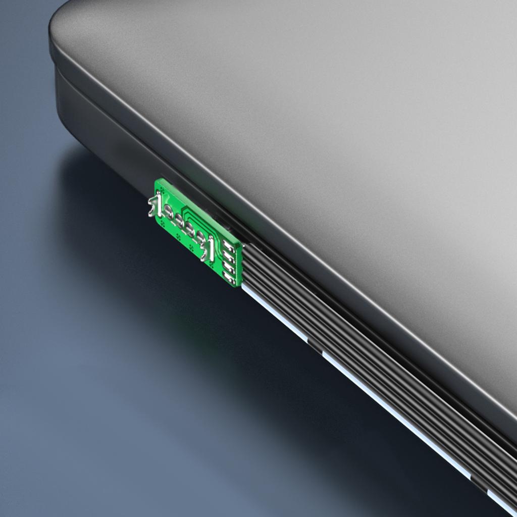 90 Degree Right Angle USB to USB 5Pin Cable with 8 Length Option Efficient Charging Supports 480Mbps Data Transfer