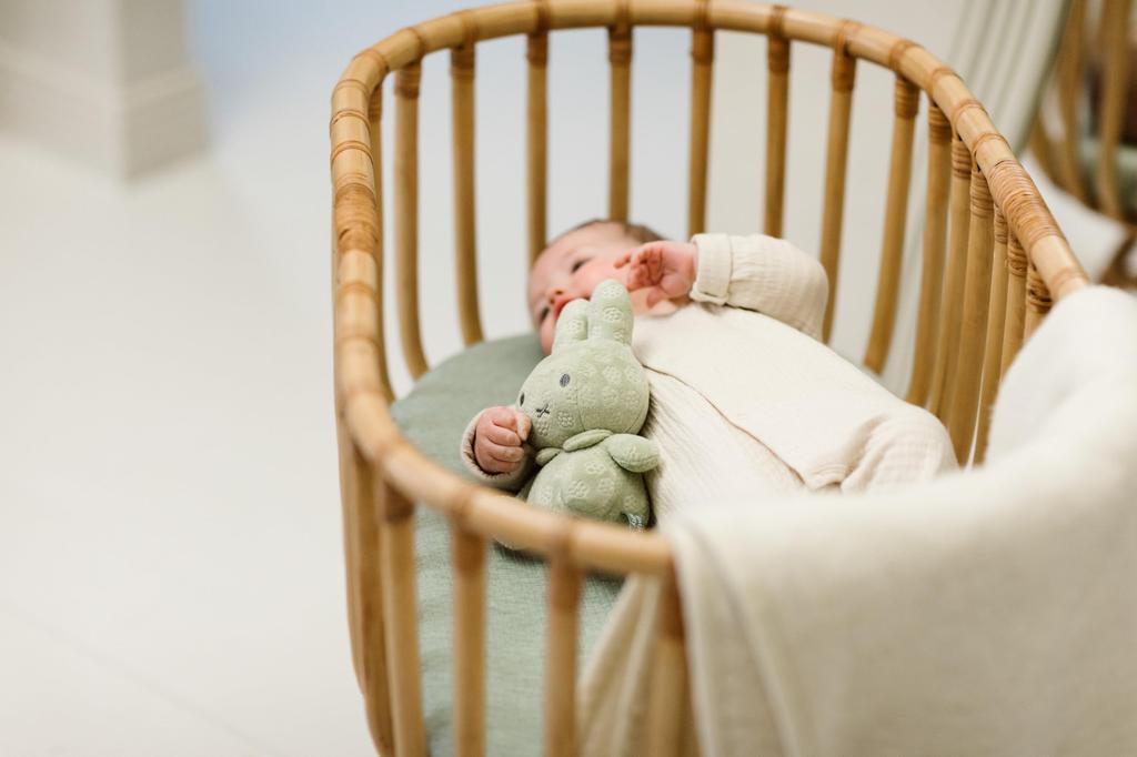 Little Dutch Miffy Flower Plush Toy, 20cm, Matcha Green, Miffy's First Toy, from Birth, TYLITNIJN886