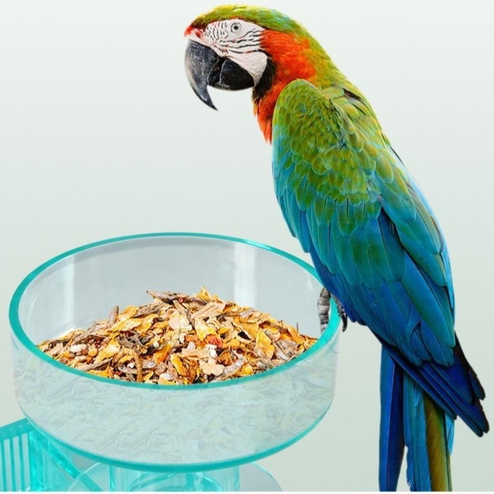 Bird Drinking Cup Hanging Bird Food Bowl Removable Wide Mouth Bird Cage Bath Anti Spill Dual-Purpose Parrot Bathtub Aviary