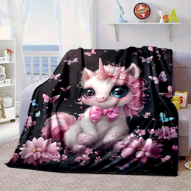 Magical Unicorn Fantasy Blanket Flannel Blanket Throw Blanket Sofa Cover Blanket Soft Premium Blanket Picnic Blanket Tv Blanket Gifts