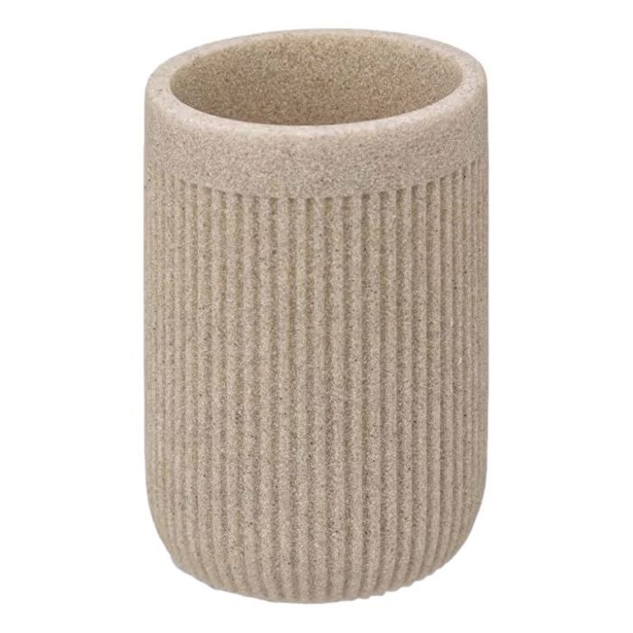 Atmosphéra "Onyx" Toothbrush Cup. - Linen