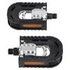 Reflective Sheet Mountain Bike Pedals Aluminum Zinc Zinc Alloy Folding Pedal Bike  Cycling Accessories