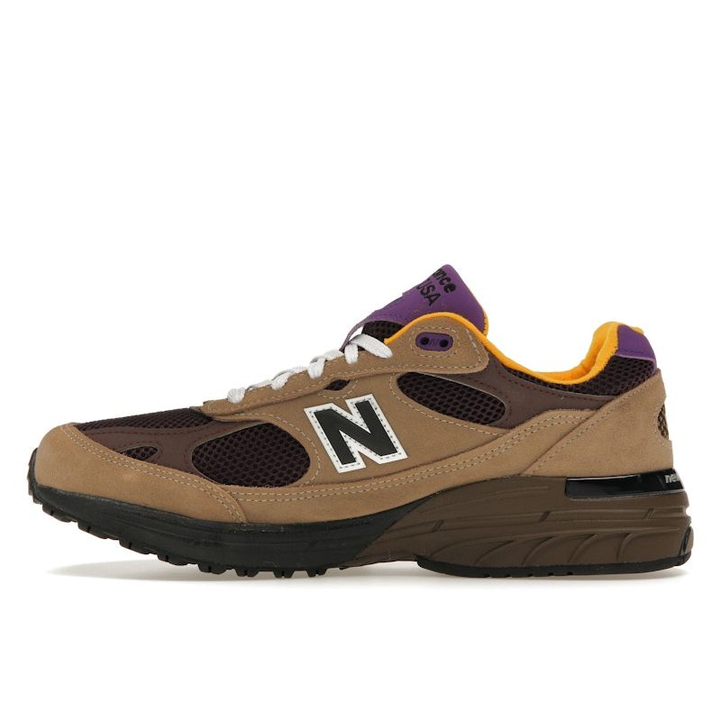 New Balance 993 Made In USA Mushroom Midnight Violet Unisex Sneakers Brown U993MU