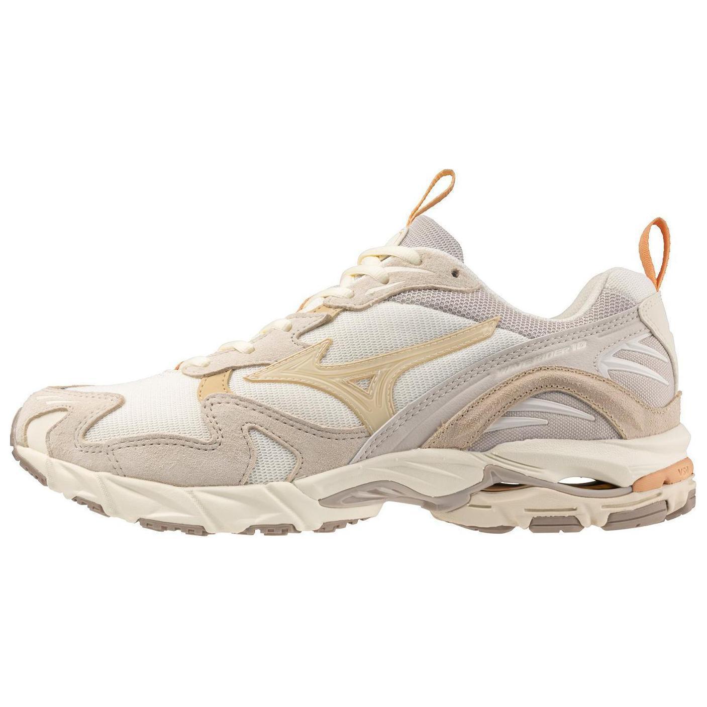 

Mizuno Wave Rider 10 Comfortable Versatile Shock Absorbing Durable Breathable Low Top Casual Shoes Women sneaker Beige D1GA222614 41