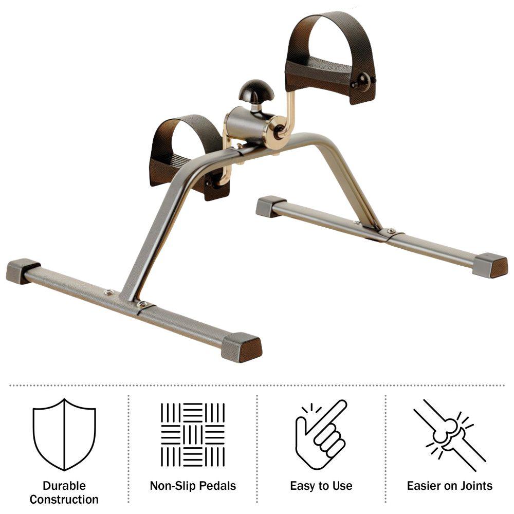 Lightweight Exercise Bike Mini Fitness Stepper Leg Beauty Machine  For Leg Arm Exercise