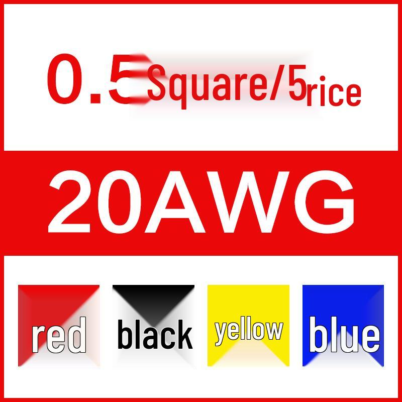 High-Temp Ultra-Soft Silicone Wire for Model Aircraft - 16 To 4 AWG
