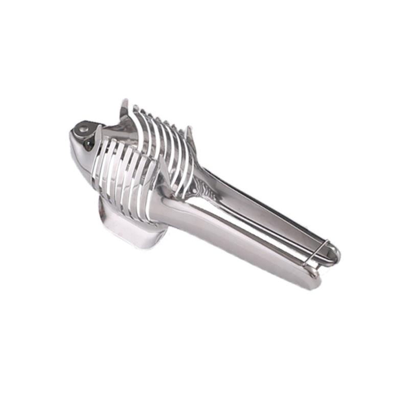 

Nonslip Stainless Steels Tomato Lemon Slicer Holder For Even Kitchen Slicing Multipurpose Fruit Tongs for Onion Eggs 1
