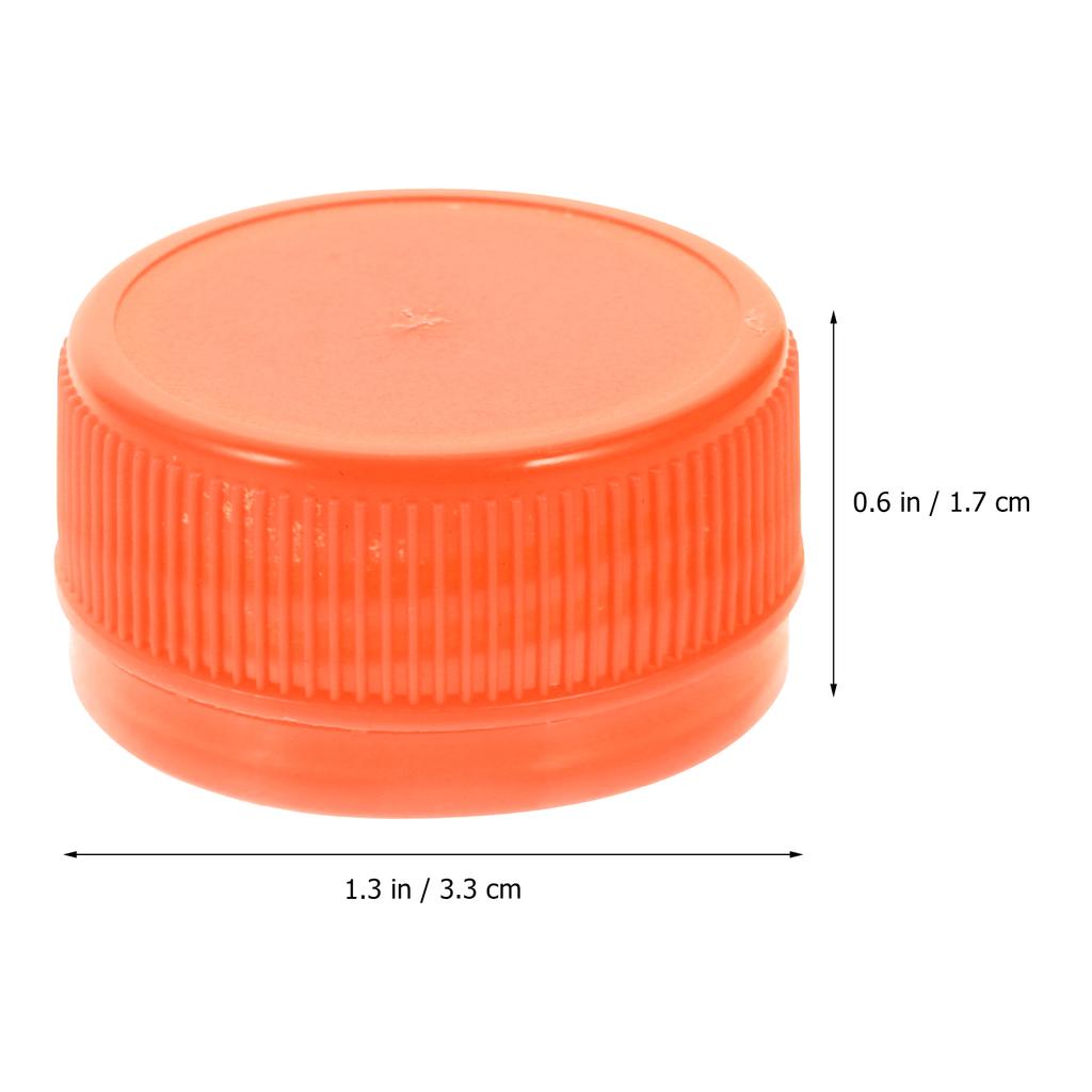 100pcs Plastic Caps Leak-Proof Water Bottle Lids For Diy Making Colored Bottle Covers Handcraft Accessories Kitchen