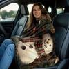 1 Snowman-patterned flannel blanket - soft and warm, suitable for camping, sofas, beds and chairs, a perfect holiday gift