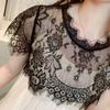Autumn Summer Lace Bride Wedding Bolero Elegant Bridal Opera Evening Party Prom Costume Capes White Black Jackets Women Wrap