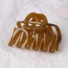 Extra Large Durable Pumpkin Claw Clip for Thick Hair - Wide, Non-Damaging Rubber Grip
