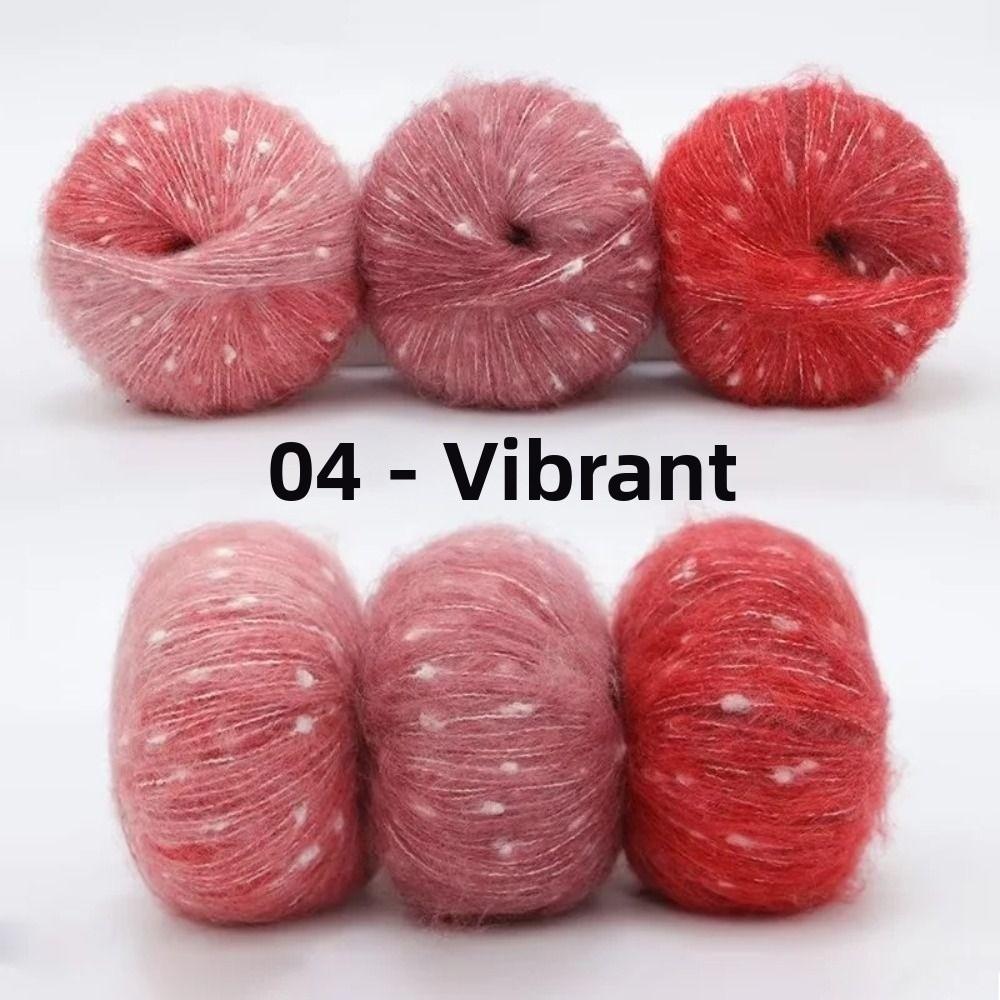Super Soft Mohair Yarn Colorful Hand-Knitted Yarn  for Making Sweaters Shawls Blankets Handicrafts