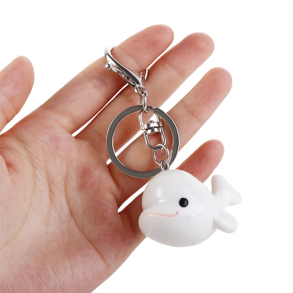 

Interior Accessories Packaging Decoration Bag Charm Resin Car Key Ring Bag Pendant Keys Holder Dolphin Blue Whale Keychain