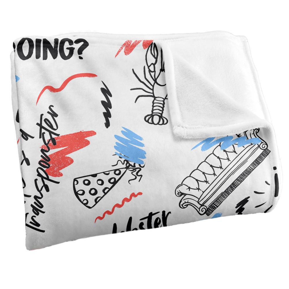 Friends Doodles Blanket