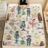 Christmas Nutcracker Blanket Christmas Nutcracker Ballet Plush Throw Blanket - Soft Flannel All-Season Cozy Blanket with Festive