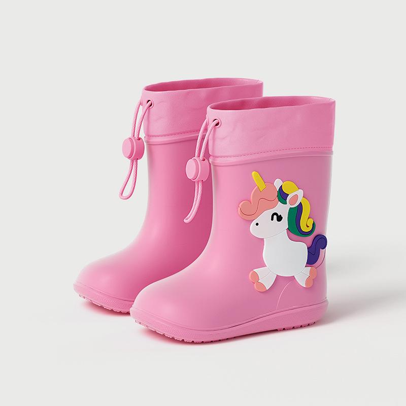 Kids Girl Boy Rain Boots Waterproof Toddler Rainboots Children s Shoes Rubber Boots Kids Baby Cartoon Dinosaur Water Shoes Boots 22