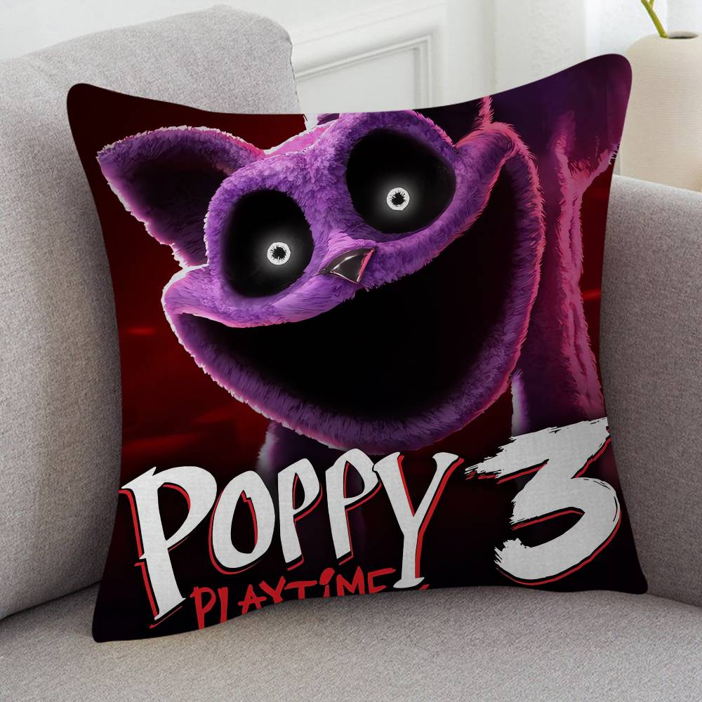 SPIEL Poppy Playtime Niedliche Cartoon Zweidimensionale Kissenhülle Schlafzimmer Sofa Kissenbezug Nickerkissenbezug