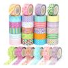 AUGSHYO Washi Tape, Cute 24-Roll Set, 5m Length, Decorative Tape for DIY, Gift Wrapping, 15mm Width 