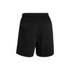 Under Armour Solid Color Fleece Straight Leg Comfortable Casual Shorts Men shorts Black 1387978-001