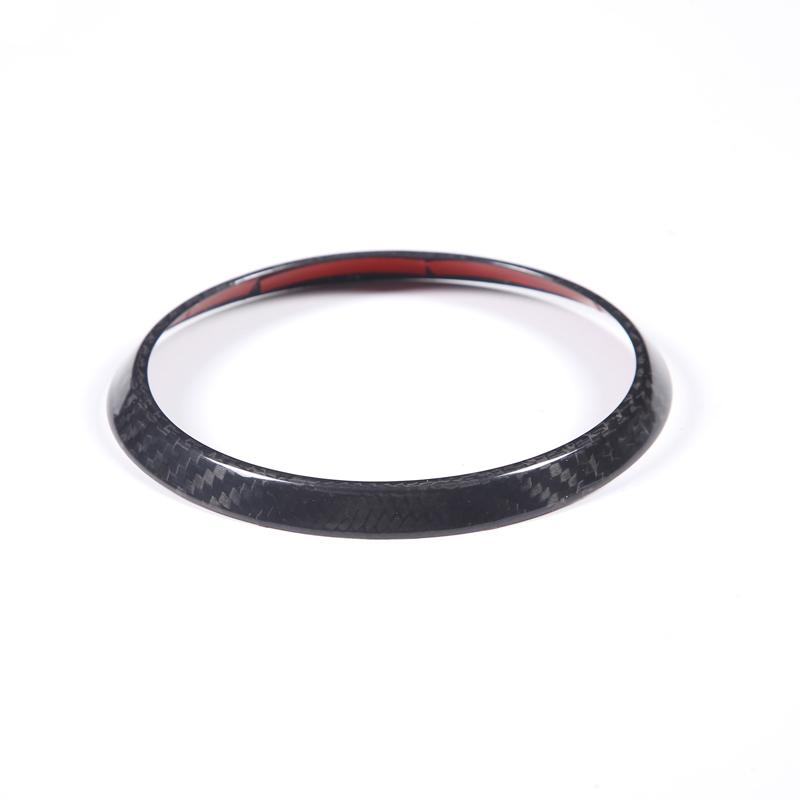 

For BMW 4 Series G22 G23 G26 2025-2025 Real Carbon Fiber Car Logo Decoration Ring Rear Logo Cover Car Stickers Accessories